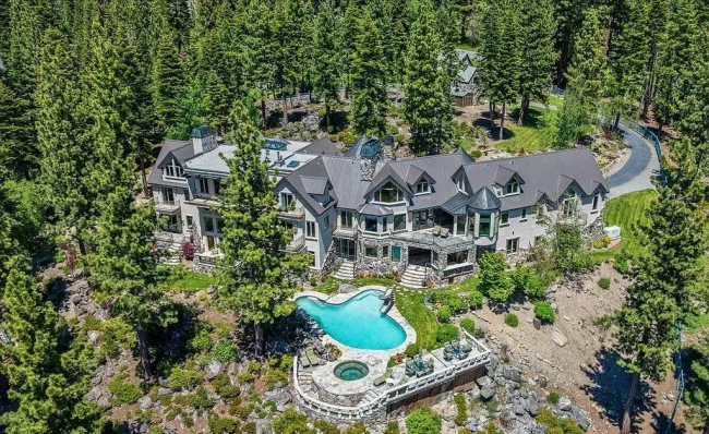 Former Home of a Rock and Roll Hall of Famer Above Lake Tahoe Lists for $43 Million