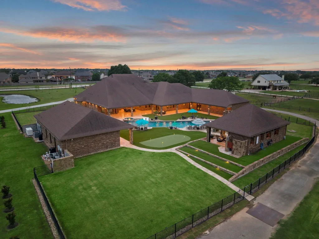 $5.75 Million Texas Estate on 10 Acres Redefines Private Resort Living in Cypress 2 21620 Schiel Rd Cypress TX 7743302