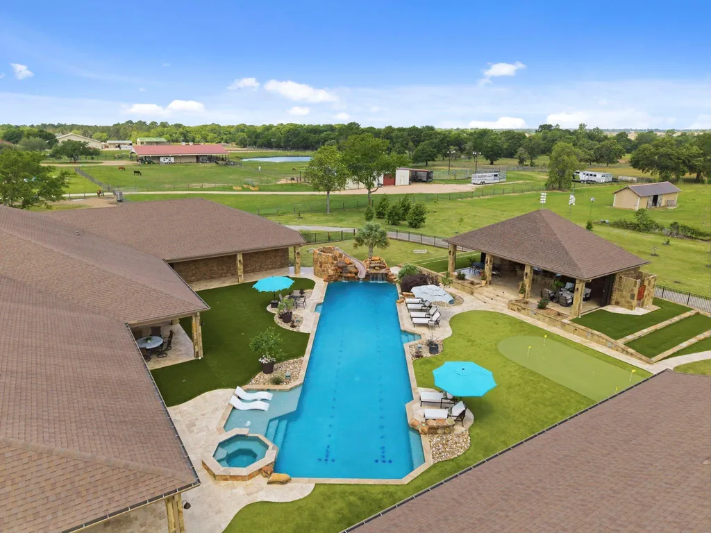 $5.75 Million Texas Estate on 10 Acres Redefines Private Resort Living in Cypress 10 21620 Schiel Rd Cypress TX 7743338
