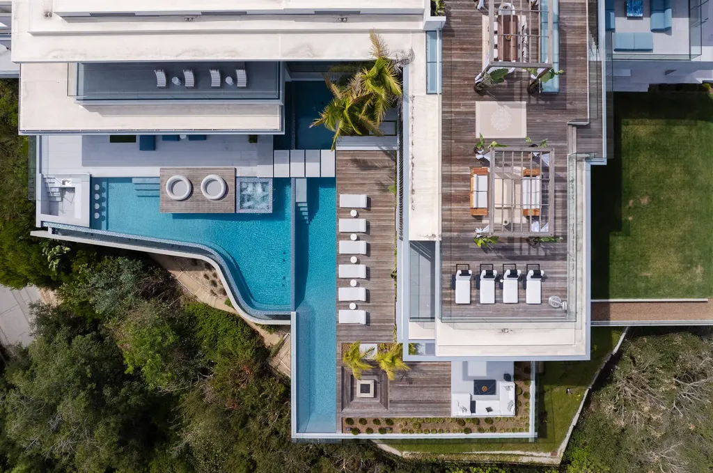 $88 Million Bel-Air Estate by SAOTA Redefines Modern Luxury With 270-Degree Views and Resort-Caliber Design 15 88 Million Bel Air Estate by SAOTA at 11005 Bellagio Pl Los Angeles 9