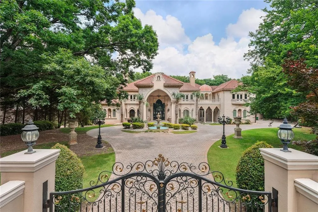 Atlanta's Grand Mediterranean Estate Returns to the Market After a Remarkable Restoration for $6.995 Million 1 Atlantas Grand Mediterranean Estate at 4561 Northside Dr NW Sandy Springs GA 1