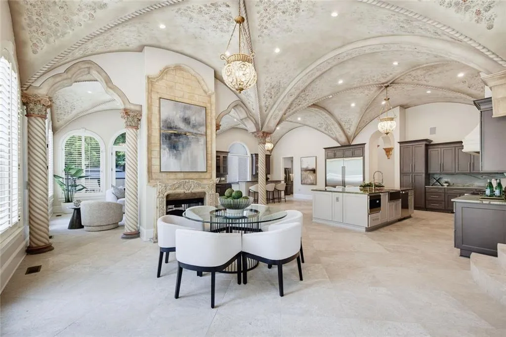 Atlanta's Grand Mediterranean Estate Returns to the Market After a Remarkable Restoration for $6.995 Million 8 Atlantas Grand Mediterranean Estate at 4561 Northside Dr NW Sandy Springs GA 15