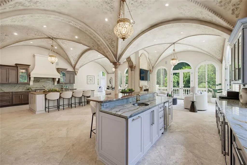 Atlanta's Grand Mediterranean Estate Returns to the Market After a Remarkable Restoration for $6.995 Million 10 Atlantas Grand Mediterranean Estate at 4561 Northside Dr NW Sandy Springs GA 17