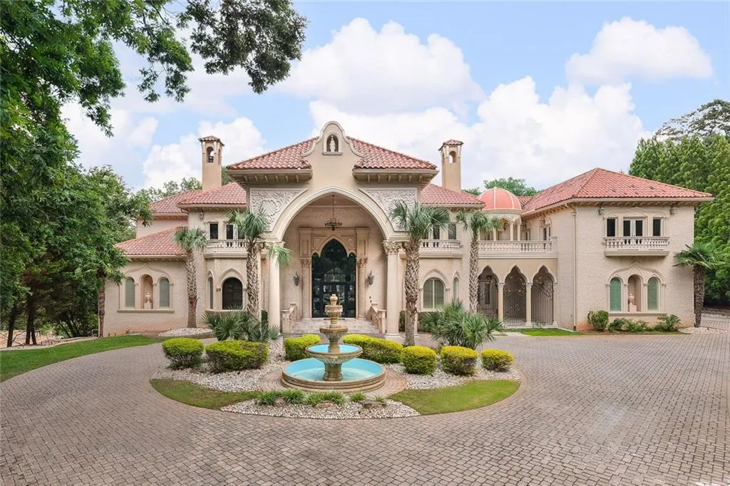 Atlanta's Grand Mediterranean Estate Returns to the Market After a Remarkable Restoration for $6.995 Million 3 Atlantas Grand Mediterranean Estate at 4561 Northside Dr NW Sandy Springs GA 2