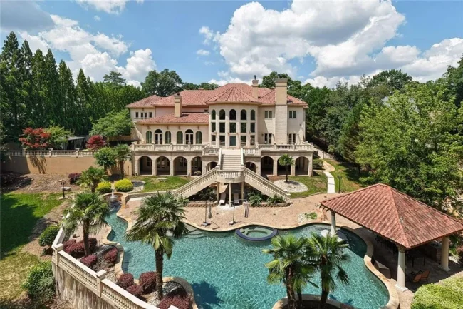 Atlanta’s Grand Mediterranean Estate Returns to the Market After a Remarkable Restoration for $6.995 Million