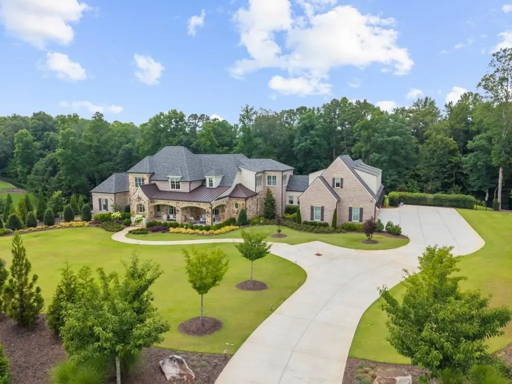 $8.75 Million French Country Estate in Milton Delivers Resort Living in One of Georgia's Premier Gated Communities 1 French Country Estate at 570 Lost River Bnd Milton GA 2