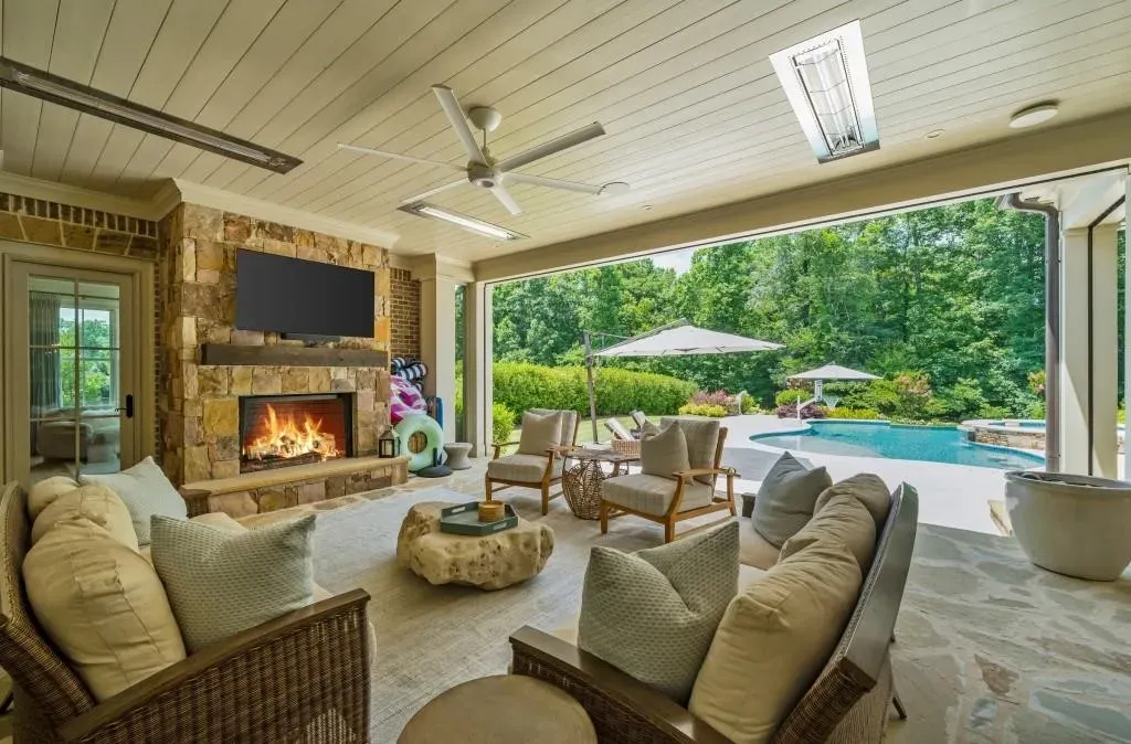 $8.75 Million French Country Estate in Milton Delivers Resort Living in One of Georgia's Premier Gated Communities 18 French Country Estate at 570 Lost River Bnd Milton GA 43