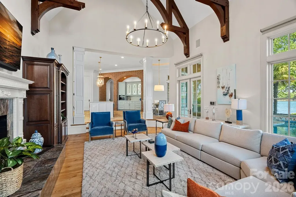 One of Lake Norman's Finest Waterfront Estates Returns to the Market for $9.3 Million 9 One of Lake Normans Finest Waterfront Estates at 109 Conway Ct Mooresville NC 14