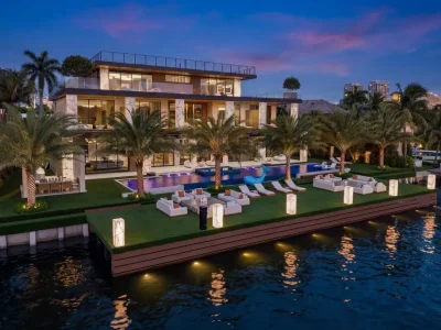 Prestige Homes Unveils a $55 Million Modern Waterfront Estate in Fort Lauderdale 4 Prestige Modern Waterfront Estate at 513 Middle River Drive Fort Lauderdale FL 2
