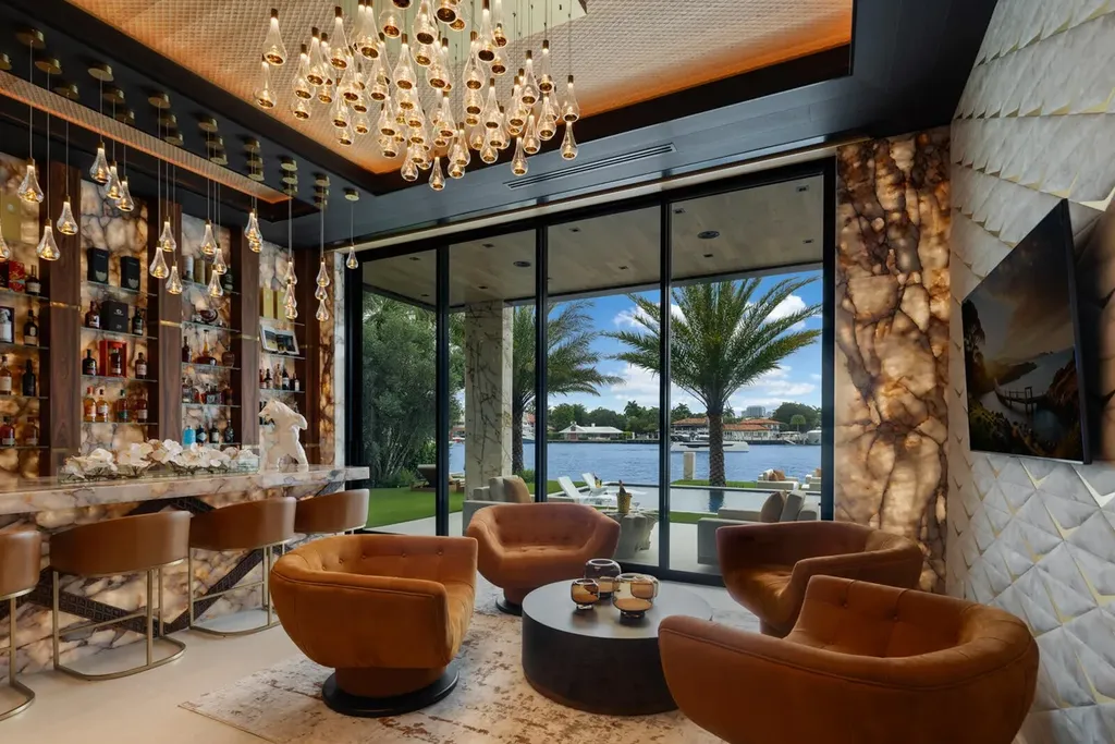 Prestige Homes Unveils a $55 Million Modern Waterfront Estate in Fort Lauderdale 8 Prestige Modern Waterfront Estate at 513 Middle River Drive Fort Lauderdale FL 33