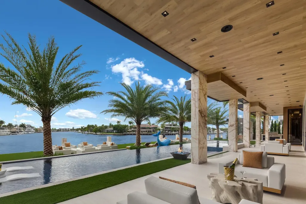 Prestige Homes Unveils a $55 Million Modern Waterfront Estate in Fort Lauderdale 14 Prestige Modern Waterfront Estate at 513 Middle River Drive Fort Lauderdale FL 53
