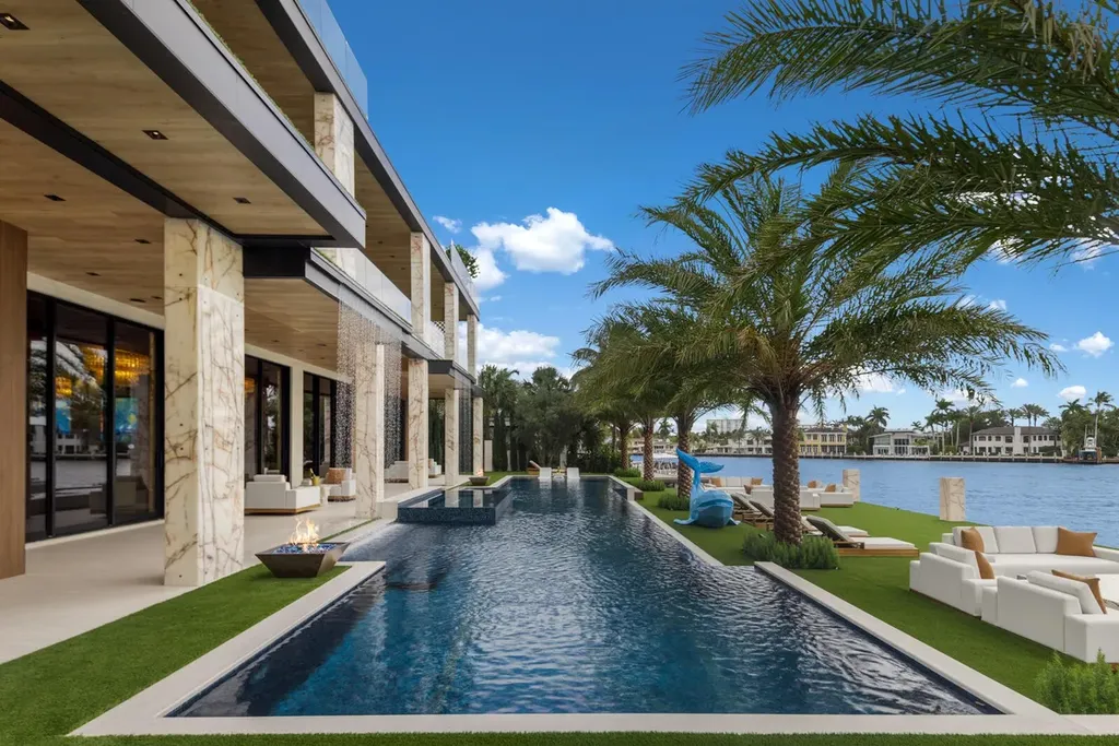 Prestige Homes Unveils a $55 Million Modern Waterfront Estate in Fort Lauderdale 15 Prestige Modern Waterfront Estate at 513 Middle River Drive Fort Lauderdale FL 54