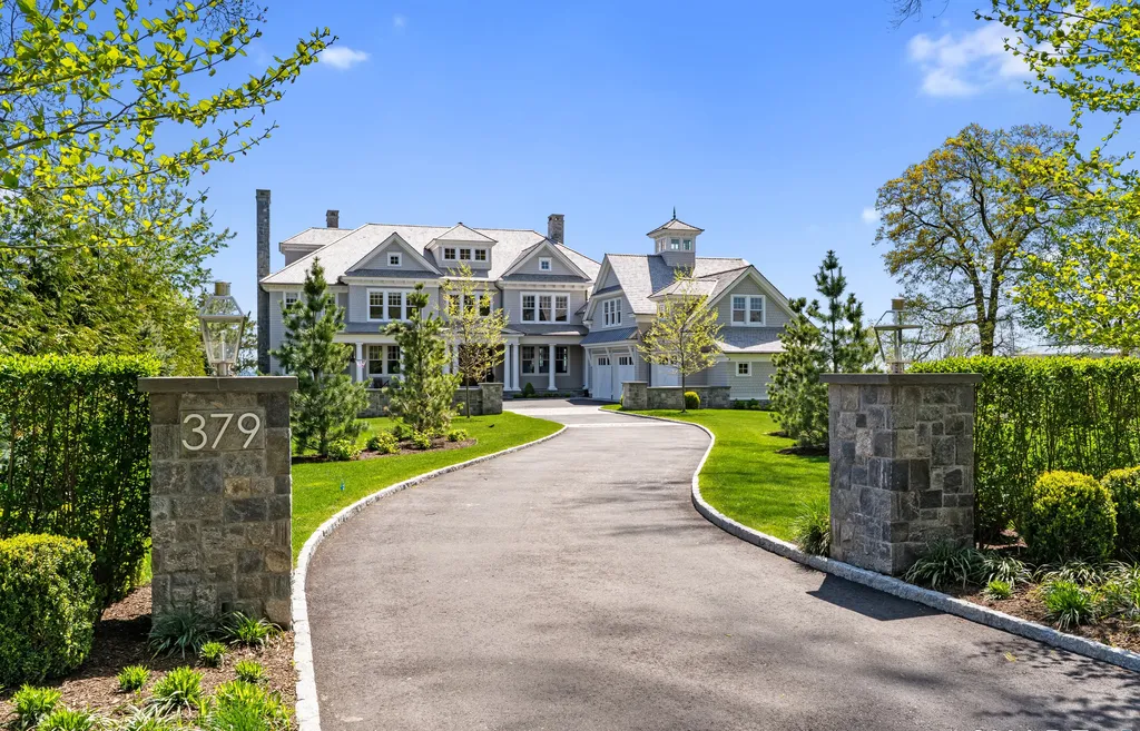 $14.5 Million Waterfront Masterpiece Brings Resort-Style Living to Connecticut's Coveted Shippan Point 1 Waterfront Masterpiece at 379 Ocean Drive West Stamford CT 1