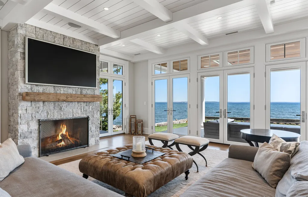 $14.5 Million Waterfront Masterpiece Brings Resort-Style Living to Connecticut's Coveted Shippan Point 7 Waterfront Masterpiece at 379 Ocean Drive West Stamford CT 11