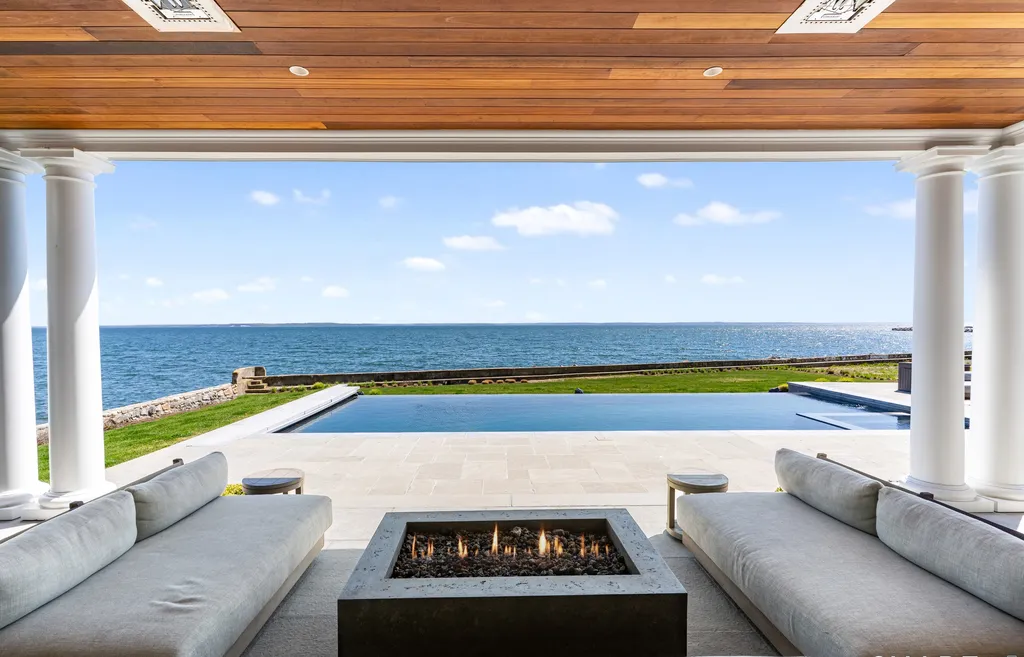 $14.5 Million Waterfront Masterpiece Brings Resort-Style Living to Connecticut's Coveted Shippan Point 15 Waterfront Masterpiece at 379 Ocean Drive West Stamford CT 24
