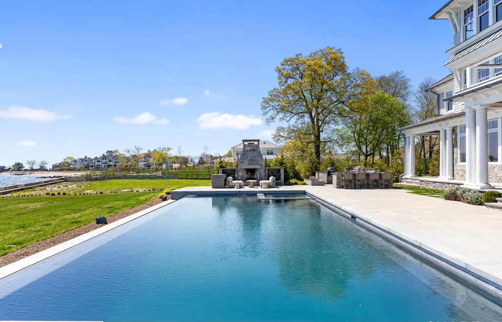 $14.5 Million Waterfront Masterpiece Brings Resort-Style Living to Connecticut's Coveted Shippan Point 16 Waterfront Masterpiece at 379 Ocean Drive West Stamford CT 25