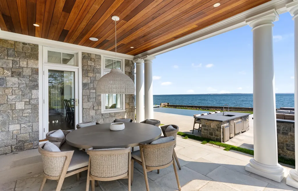 $14.5 Million Waterfront Masterpiece Brings Resort-Style Living to Connecticut's Coveted Shippan Point 17 Waterfront Masterpiece at 379 Ocean Drive West Stamford CT 27