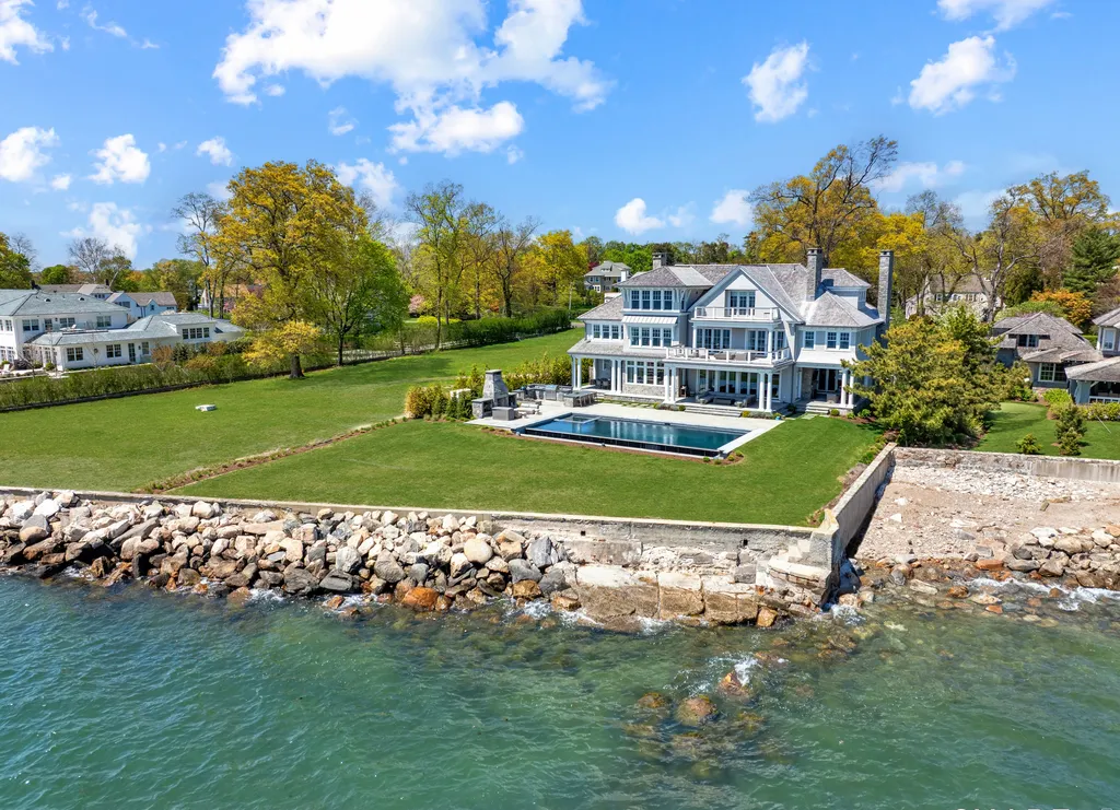 $14.5 Million Waterfront Masterpiece Brings Resort-Style Living to Connecticut's Coveted Shippan Point 2 Waterfront Masterpiece at 379 Ocean Drive West Stamford CT 3