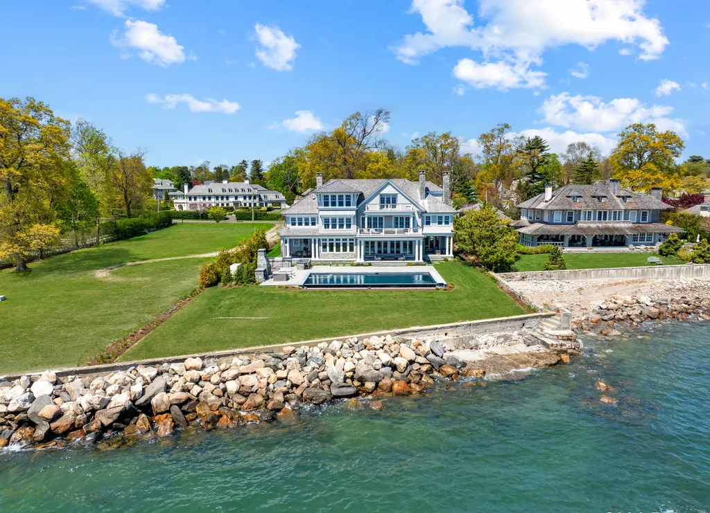 $14.5 Million Waterfront Masterpiece Brings Resort-Style Living to Connecticut's Coveted Shippan Point 19 Waterfront Masterpiece at 379 Ocean Drive West Stamford CT 30