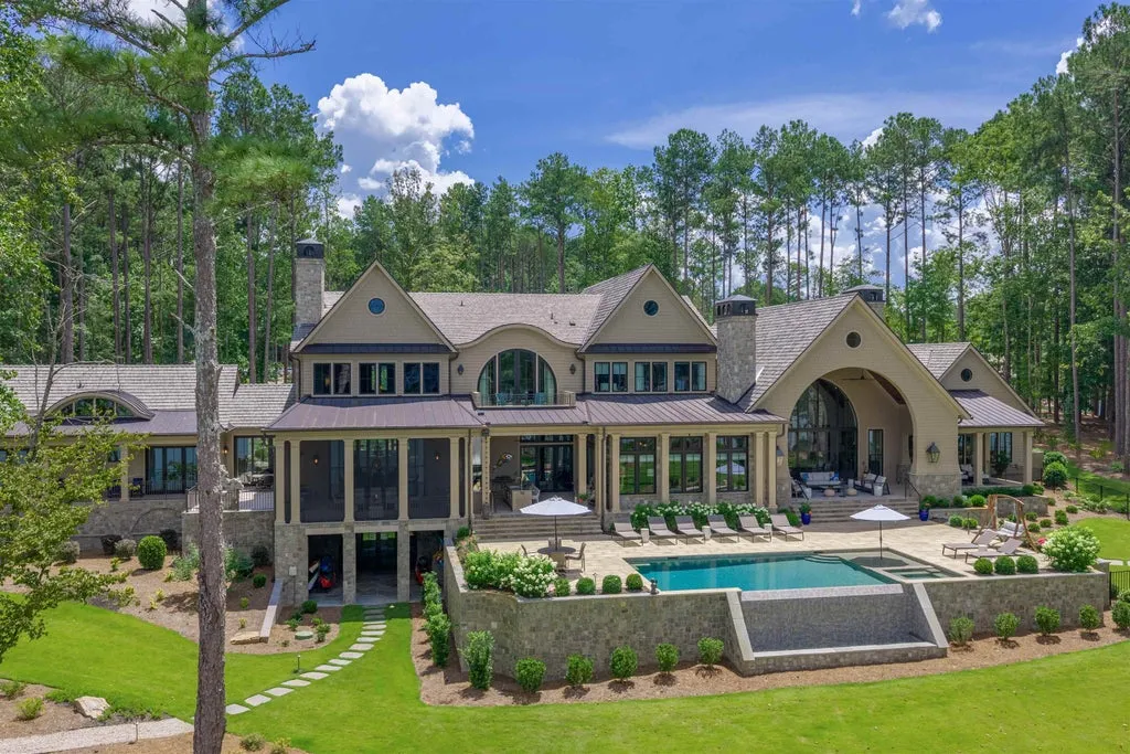 This $16 Million Georgia Lake House Sits on a Coveted Point Lot—with the Ritz-Carlton Across the Water 19 1207 Boulderfield Dr Greensboro GA 3064263