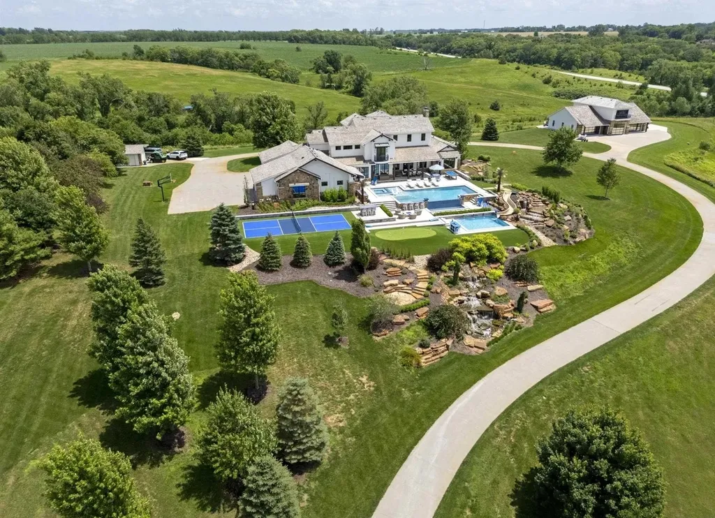 Nearly 60 Acres, Two Garages and a Private Water Park: This $5.98 Million Nebraska Estate Goes Big on Everything 1 13401 N 240th St Valley NE 6806401