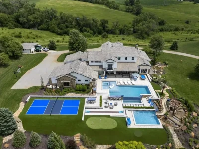 Nearly 60 Acres, Two Garages and a Private Water Park: This $5.98 Million Nebraska Estate Goes Big on Everything 1 Nearly 60 Acres, Two Garages and a Private Water Park: This $5.98 Million Nebraska Estate Goes Big on Everything