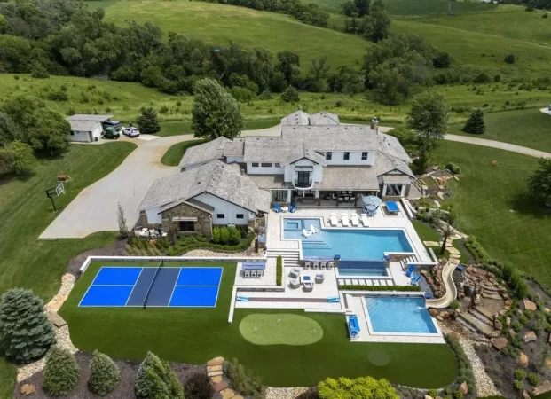 Nearly 60 Acres, Two Garages and a Private Water Park: This $5.98 Million Nebraska Estate Goes Big on Everything