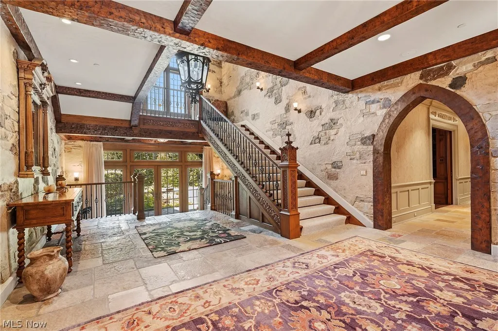 This $12.995 Million Ohio Estate Has 128 Acres, an Indoor Pool and a Two-Story Rock-Climbing Wall 4 14398 County Line Rd Hunting Valley OH 4402205