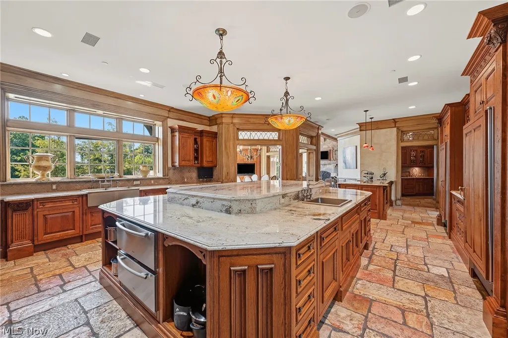 This $12.995 Million Ohio Estate Has 128 Acres, an Indoor Pool and a Two-Story Rock-Climbing Wall 6 14398 County Line Rd Hunting Valley OH 4402210