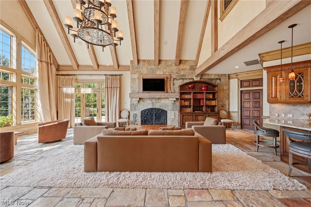 This $12.995 Million Ohio Estate Has 128 Acres, an Indoor Pool and a Two-Story Rock-Climbing Wall 8 14398 County Line Rd Hunting Valley OH 4402212