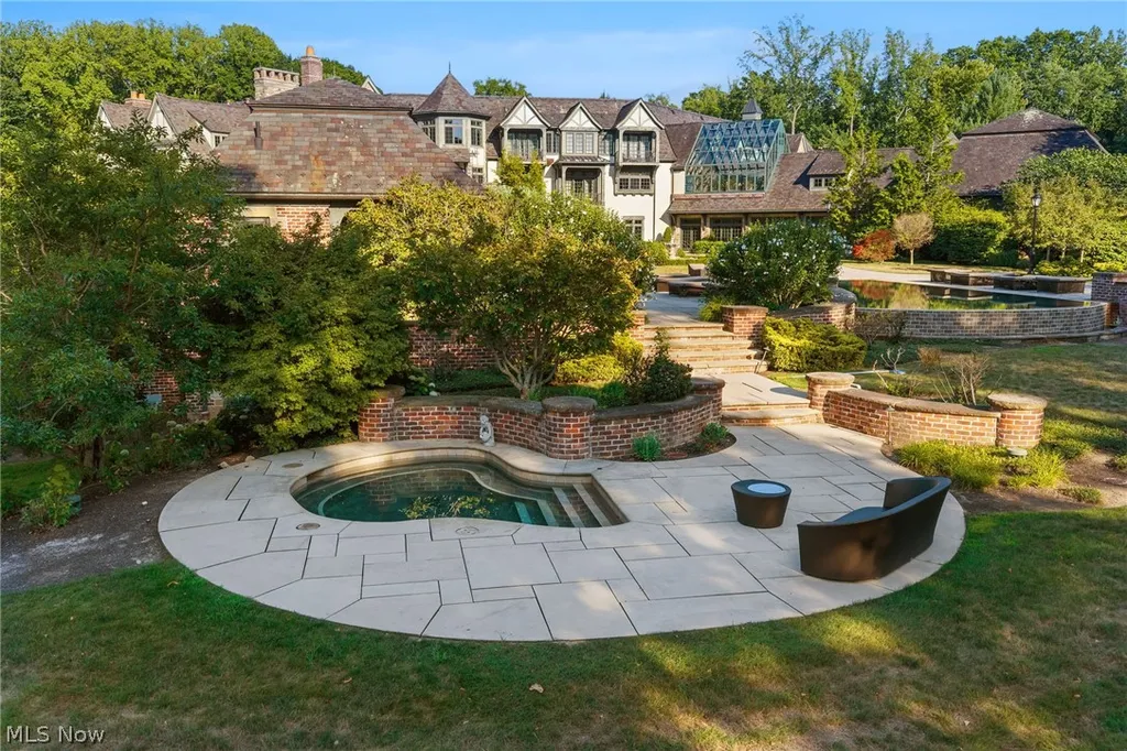This $12.995 Million Ohio Estate Has 128 Acres, an Indoor Pool and a Two-Story Rock-Climbing Wall 18 14398 County Line Rd Hunting Valley OH 4402246