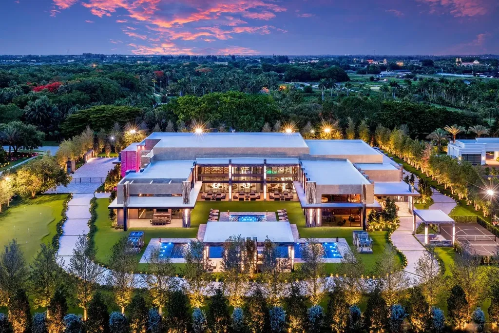 James Bond Fantasy Meets Palm Beach Excess at This $85 Million Villa With a Car Museum and 309-Inch Cinema 1 16121 Quiet Vista Circle Delray Beach FL 33446001