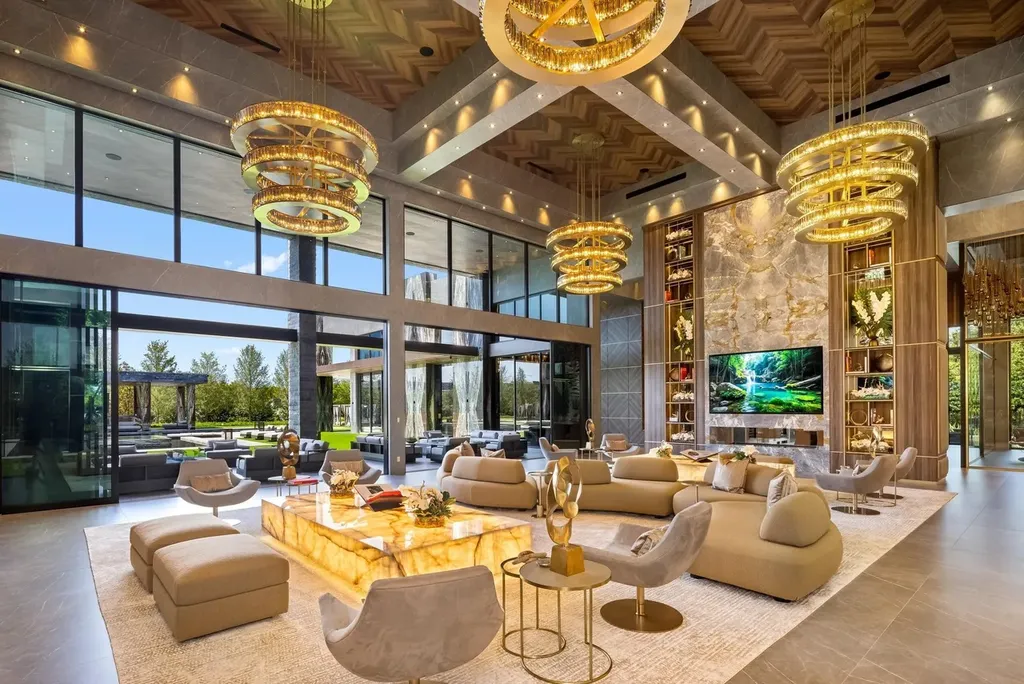 James Bond Fantasy Meets Palm Beach Excess at This $85 Million Villa With a Car Museum and 309-Inch Cinema 6 16121 Quiet Vista Circle Delray Beach FL 33446012