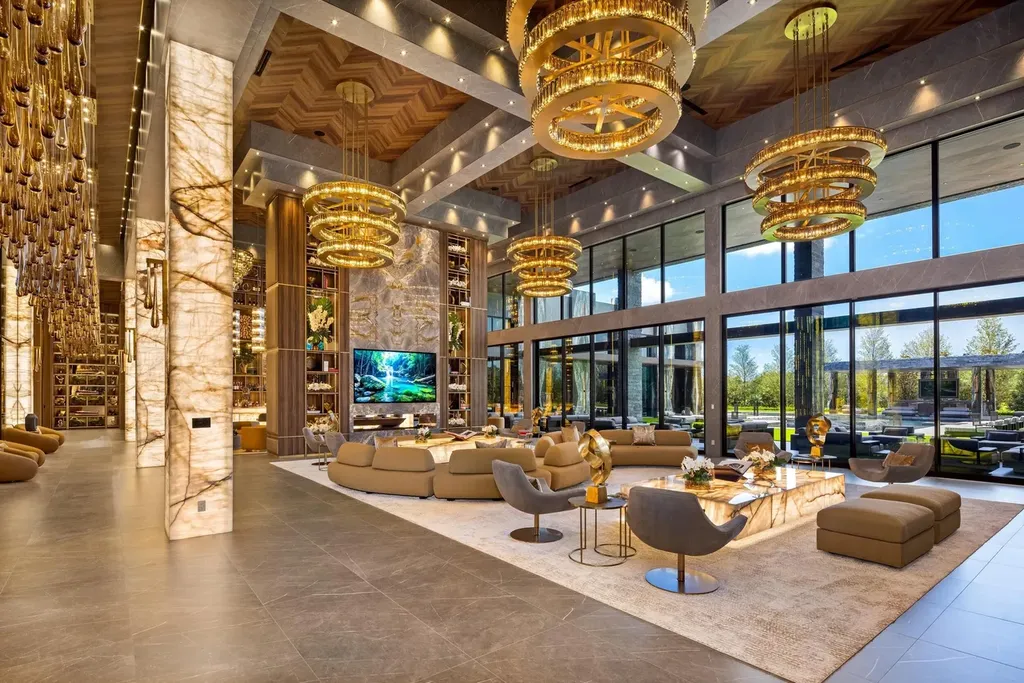 James Bond Fantasy Meets Palm Beach Excess at This $85 Million Villa With a Car Museum and 309-Inch Cinema 7 16121 Quiet Vista Circle Delray Beach FL 33446013