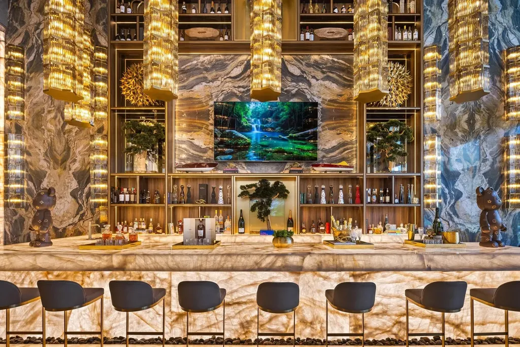 James Bond Fantasy Meets Palm Beach Excess at This $85 Million Villa With a Car Museum and 309-Inch Cinema 11 16121 Quiet Vista Circle Delray Beach FL 33446017