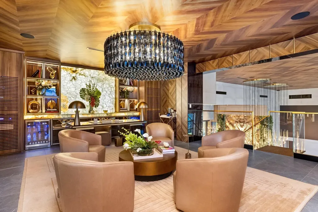 James Bond Fantasy Meets Palm Beach Excess at This $85 Million Villa With a Car Museum and 309-Inch Cinema 4 16121 Quiet Vista Circle Delray Beach FL 33446046