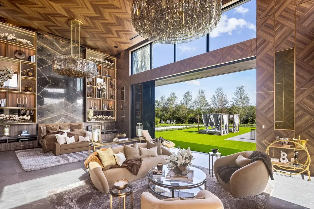 James Bond Fantasy Meets Palm Beach Excess at This $85 Million Villa With a Car Museum and 309-Inch Cinema 21 16121 Quiet Vista Circle Delray Beach FL 33446052