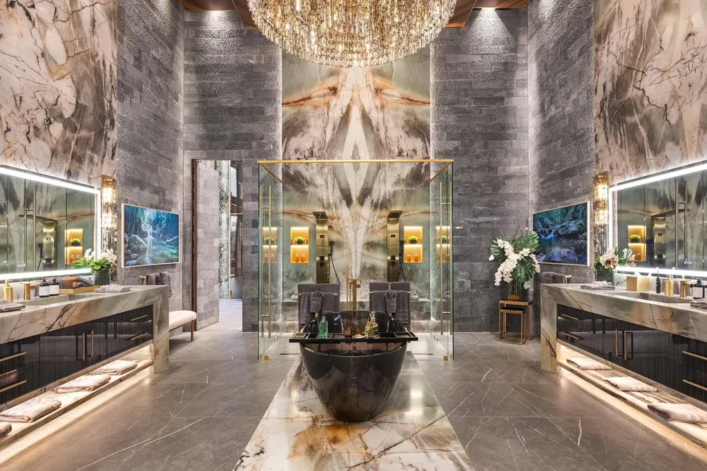 James Bond Fantasy Meets Palm Beach Excess at This $85 Million Villa With a Car Museum and 309-Inch Cinema 26 16121 Quiet Vista Circle Delray Beach FL 33446062