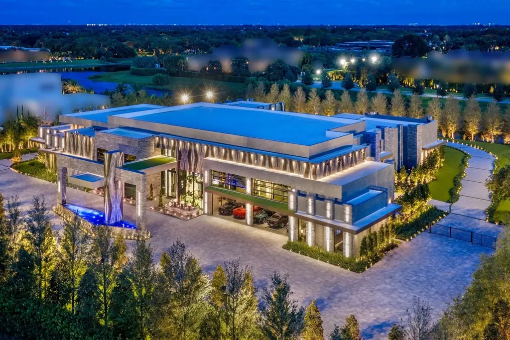 James Bond Fantasy Meets Palm Beach Excess at This $85 Million Villa With a Car Museum and 309-Inch Cinema 33 16121 Quiet Vista Circle Delray Beach FL 33446109