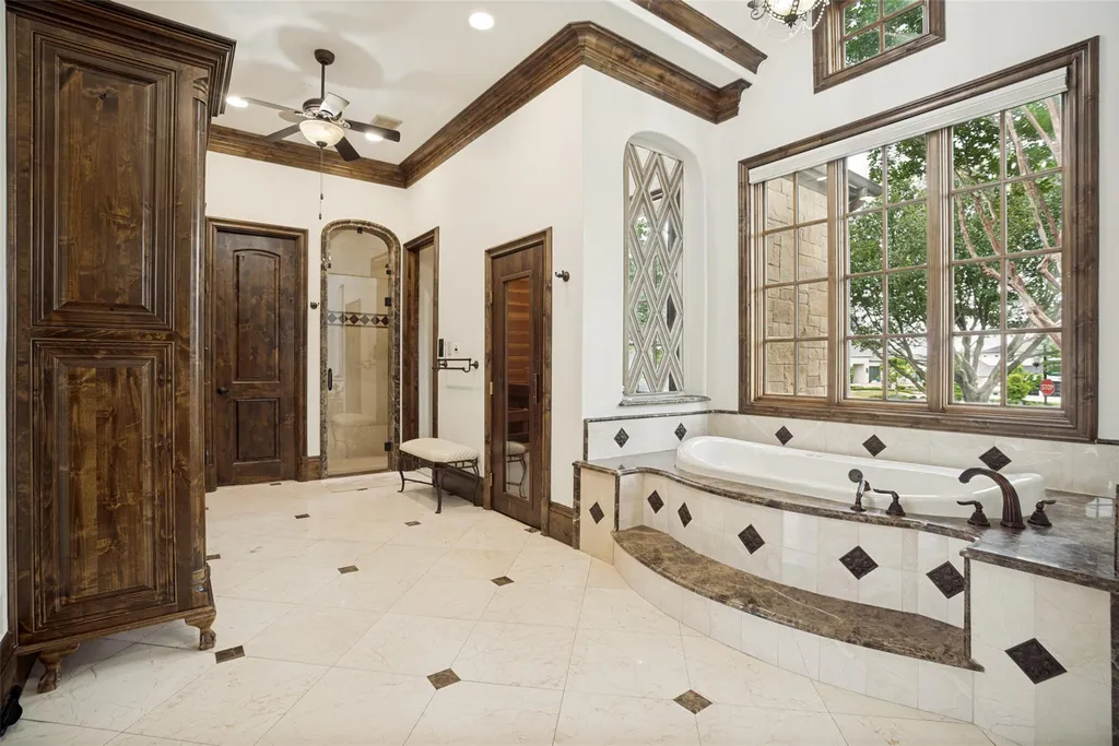 Behind the Gates of This $3.5 Million Texas Estate Is a Six-Car Garage, 400-Bottle Wine Room and Private Sauna 15 1701 Sherburne Dr Keller TX 7626219