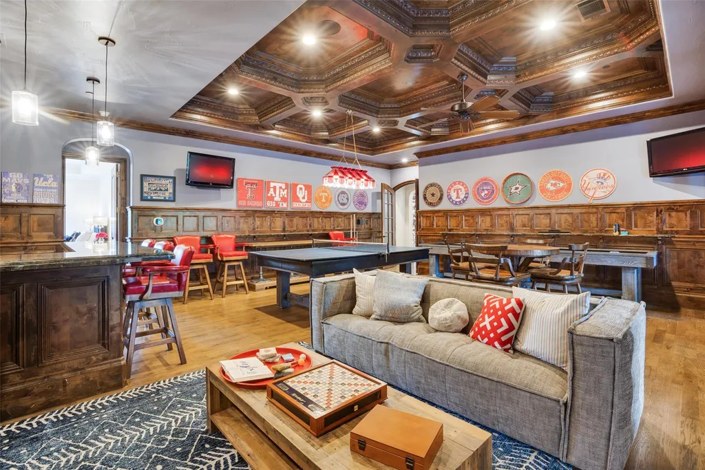 Behind the Gates of This $3.5 Million Texas Estate Is a Six-Car Garage, 400-Bottle Wine Room and Private Sauna 11 1701 Sherburne Dr Keller TX 7626223