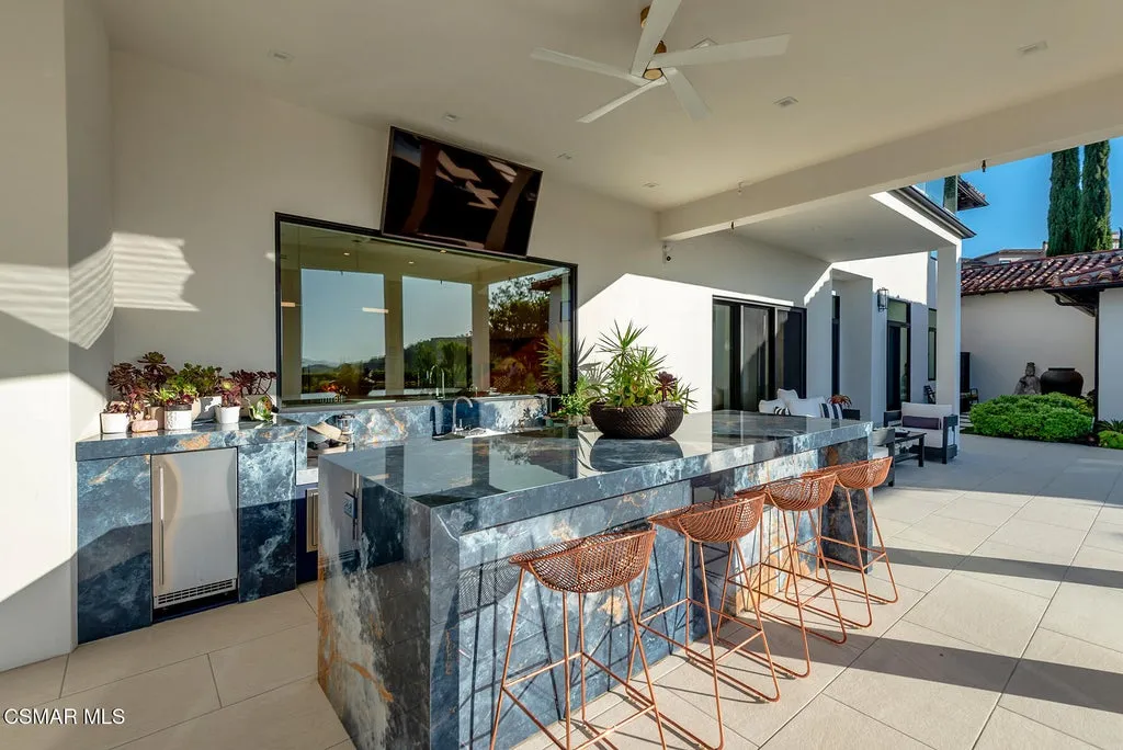 This $15.995 Million Calabasas Estate Has a Two-Lane Bowling Alley in a Building of Its Own 19 25201 Prado Del Misterio Calabasas CA 9130262