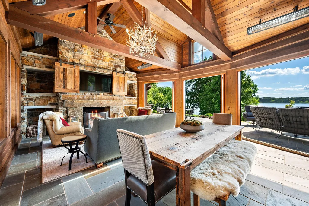 A $13.9 Million Lake Minnetonka Estate Comes With Two Houses—and a Tunnel Between Them 13 475 Oxford Rd Long Lake MN 5535616