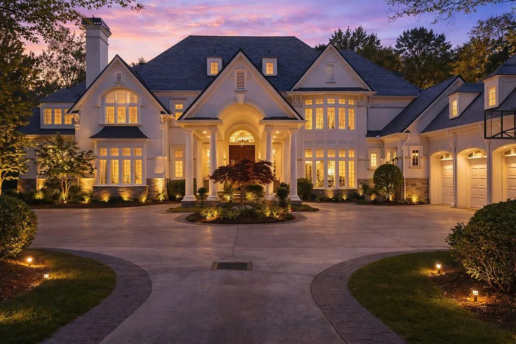Behind This $3.4 Million Atlanta-Area Estate Is Something Only 14 Homes in the Community Can Claim 1 510 Covington Cv Johns Creek GA 3002201