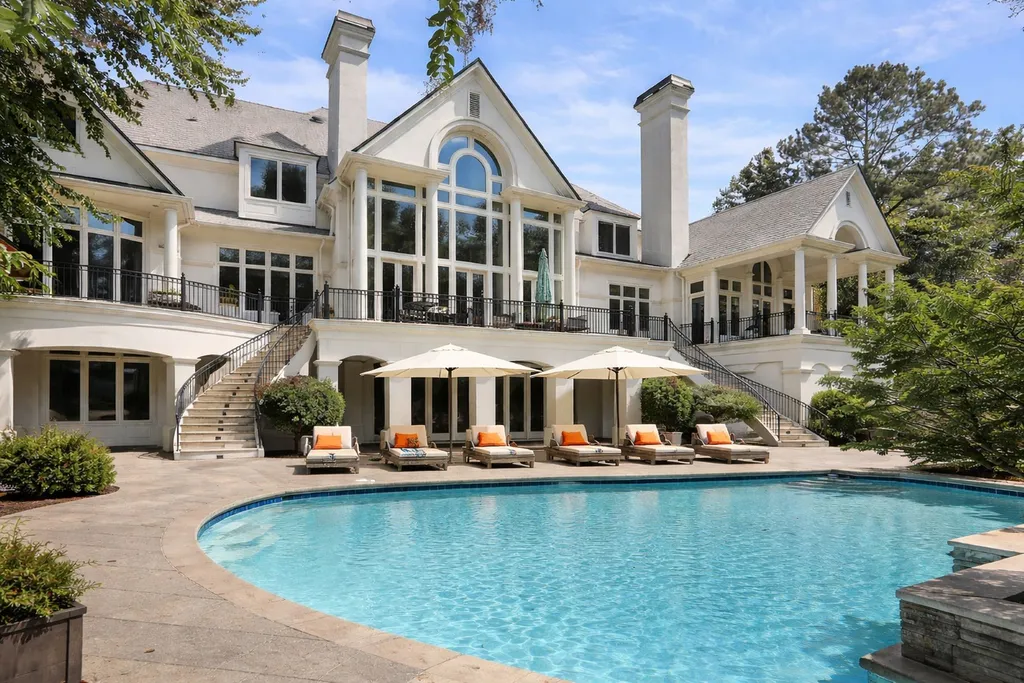 Behind This $3.4 Million Atlanta-Area Estate Is Something Only 14 Homes in the Community Can Claim 19 510 Covington Cv Johns Creek GA 3002232