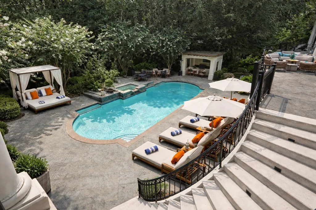 Behind This $3.4 Million Atlanta-Area Estate Is Something Only 14 Homes in the Community Can Claim 20 510 Covington Cv Johns Creek GA 3002233