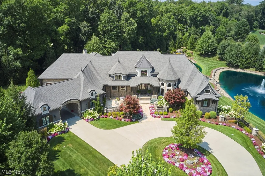 This $3.9 Million Ohio Estate Has a Room Just for Handbags—and a Backyard Built Around Waterfalls 1 520 Arbor Falls Dr Wadsworth OH 4428101