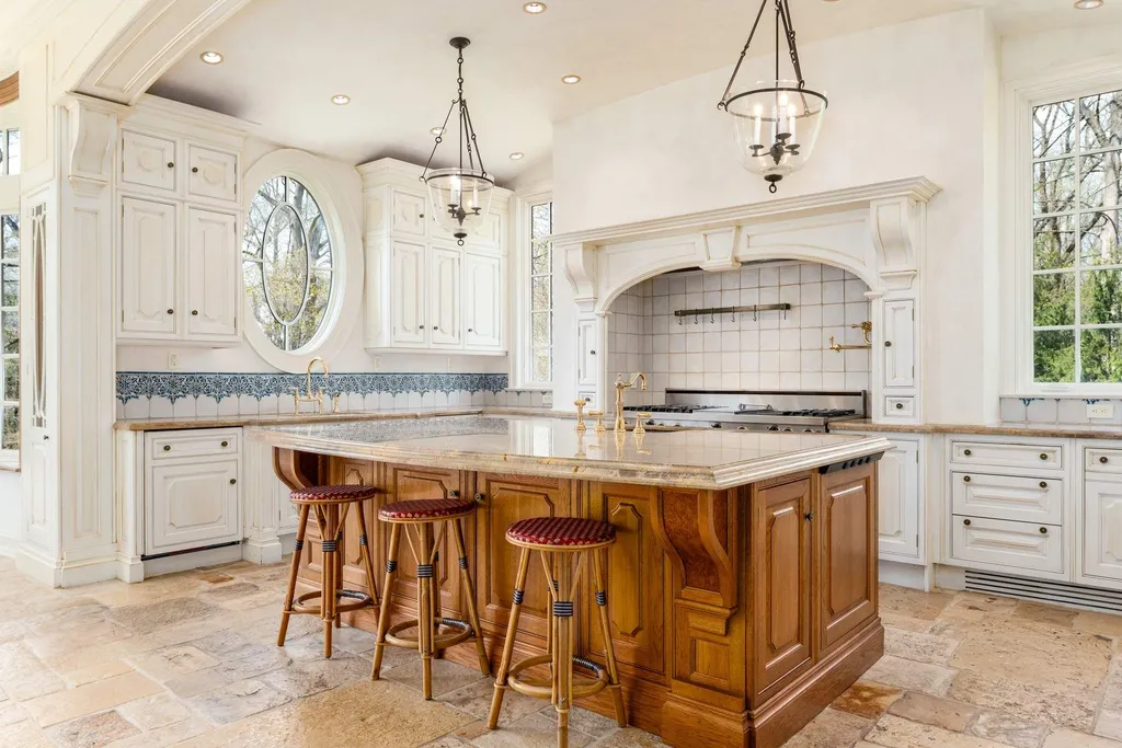 Behind the Gates of This $12.1 Million Greenwich Manor, a Four-Story Interior Gives Way to a Brookside Resort 5 524 Lake Ave Greenwich CT 0683013