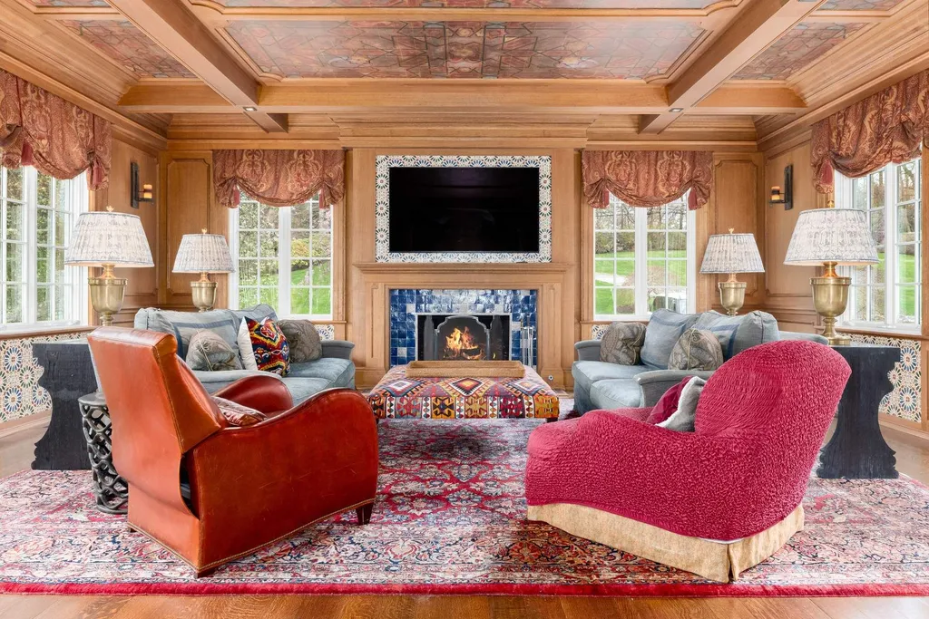 Behind the Gates of This $12.1 Million Greenwich Manor, a Four-Story Interior Gives Way to a Brookside Resort 6 524 Lake Ave Greenwich CT 0683017