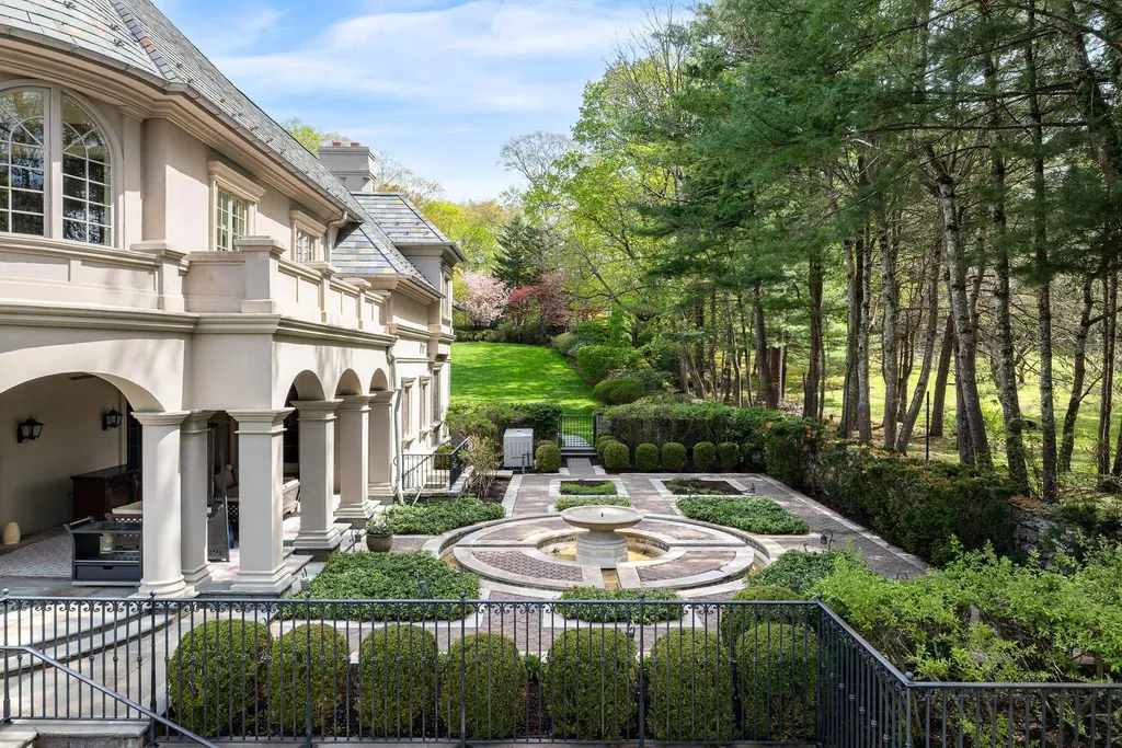 Behind the Gates of This $12.1 Million Greenwich Manor, a Four-Story Interior Gives Way to a Brookside Resort 14 524 Lake Ave Greenwich CT 0683030